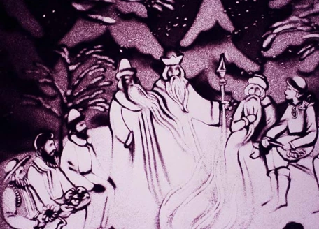 Концерт в  - Новогодняя сказка с органом и песочной анимацией «Двенадцать месяцев»