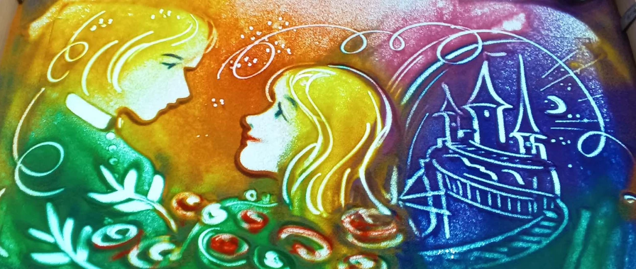 Новогодняя сказка с органом и песочной анимацией «Снежная королева»